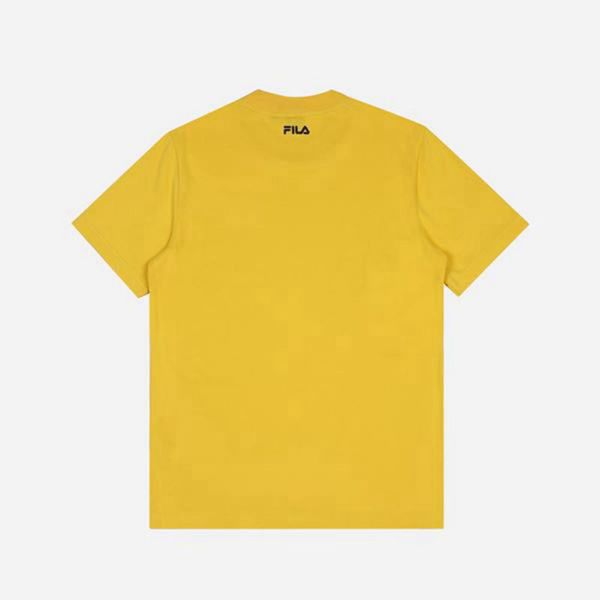 Camisetas Manga Corta Fila Hombre Amarillo - S/S - España 849270SYK